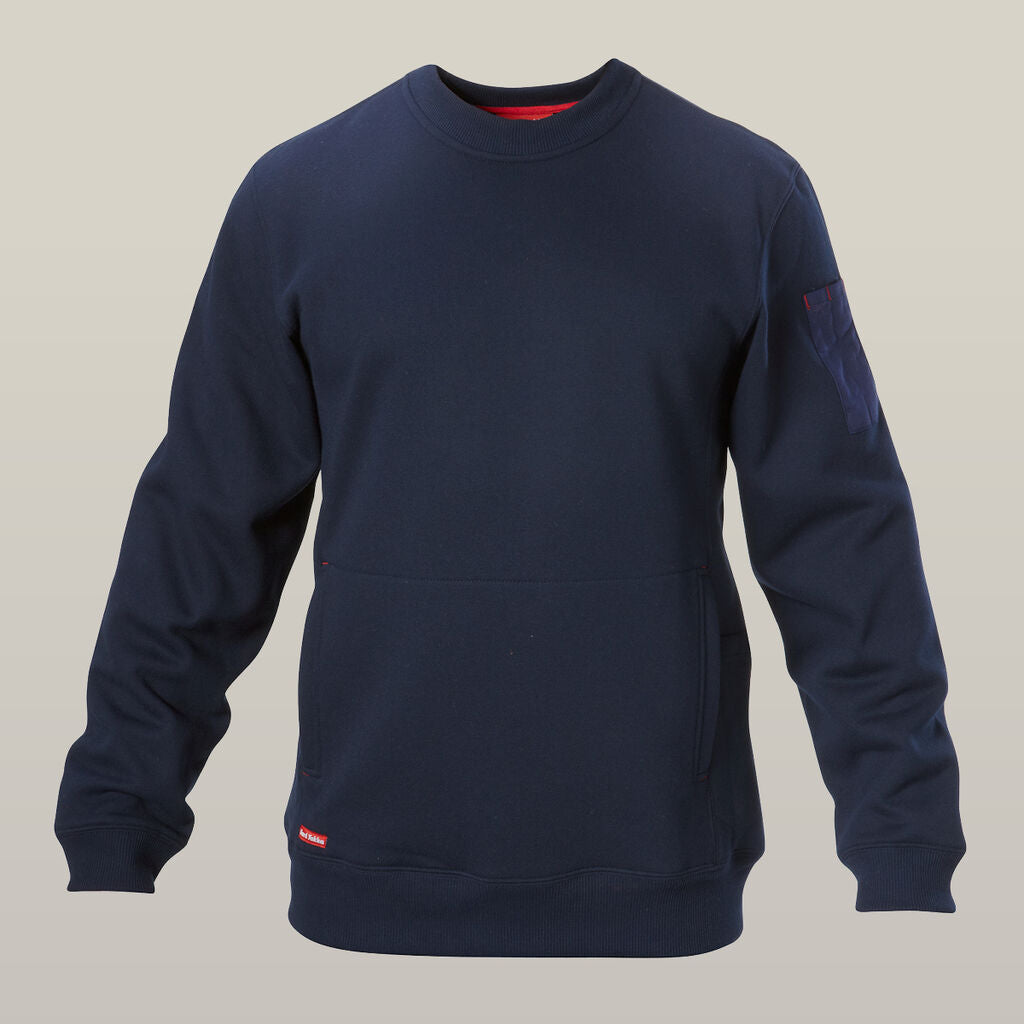 Y19324-CREW NECK FLEECE JUMPER