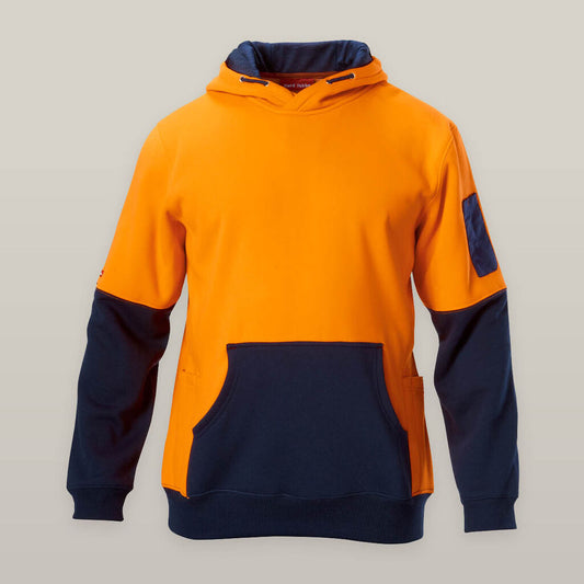 Y19325-HI-VIS 2 TONE FLEECE HOODIE