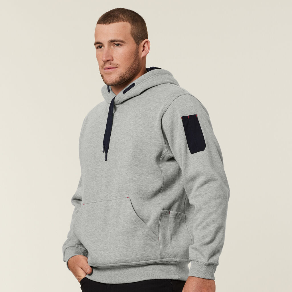 Y19326-BRUSHED FLEECE WORKWEAR HOODIE