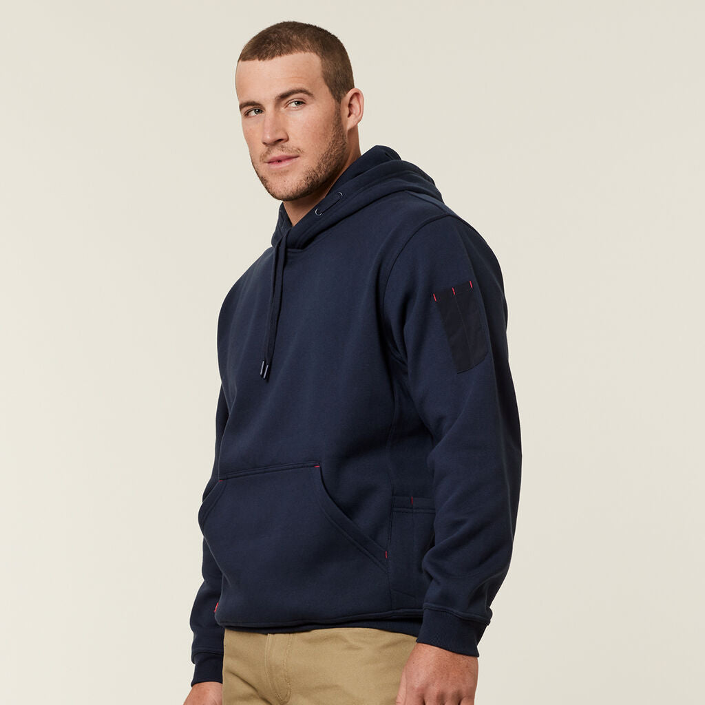 Y19326-BRUSHED FLEECE WORKWEAR HOODIE